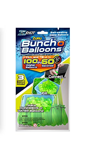 1 Launcher + 3 Pack Water Balloons, 100 Balloons E851