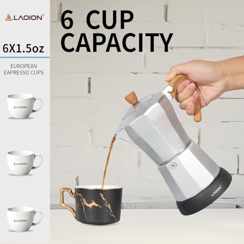6 or 3cup Electric Espresso Coffee Maker C46935