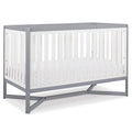 White/Gray 4-in-1 Convertible Crib J339637