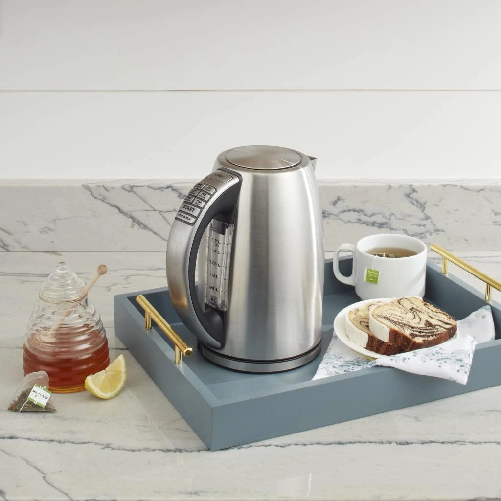 1.7-Liter Stainless Steel Cordless Electric Kettle I44828