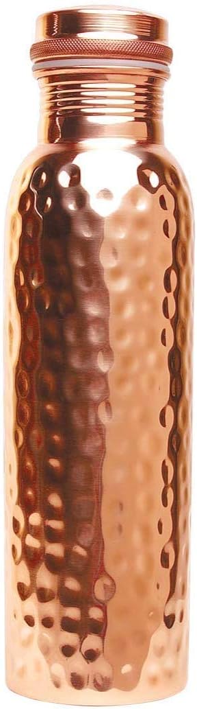 32 Oz Hammered Copper Water Bottle V210