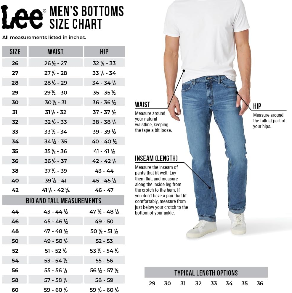 Regular Fit Straight Leg Jean, Light Stone, 36W x 29L X160834
