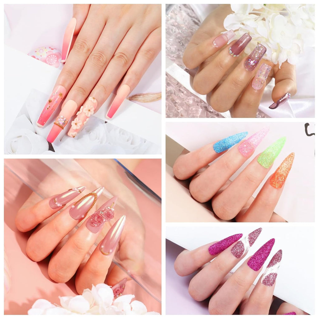 36Pcs Acrylic Nail Kit with Drill and UV Light I6125