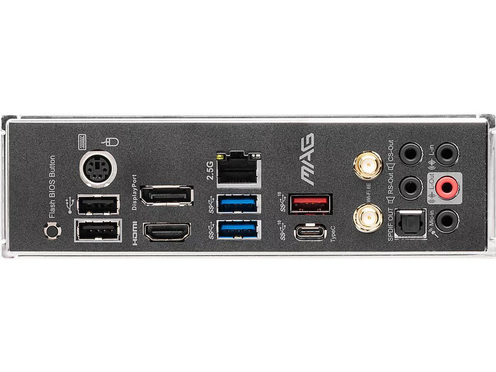 MAG B550 Tomahawk MAX WiFi Gaming Motherboard AMD AM4 DDR4 PCIe 4.0 SATA 6Gb/s M.2 USB 3.2 Gen 2 HDMI DP ATX Wi-Fi 6E AMD Ryzen 5000 Series Processors Factory Refurbished Q472