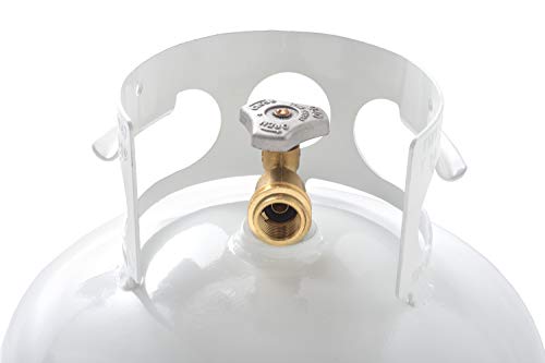 20 Pound Steel Propane Tank Cylinder with Type 1 Valve, White F467