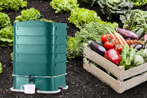 Dark Green Worm Composter S1295