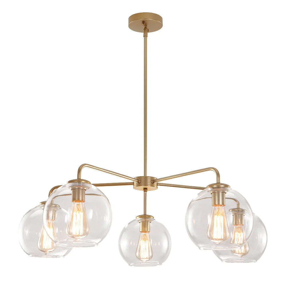 5-Light Dimmable Sputnik Sphere Chandelier O569361