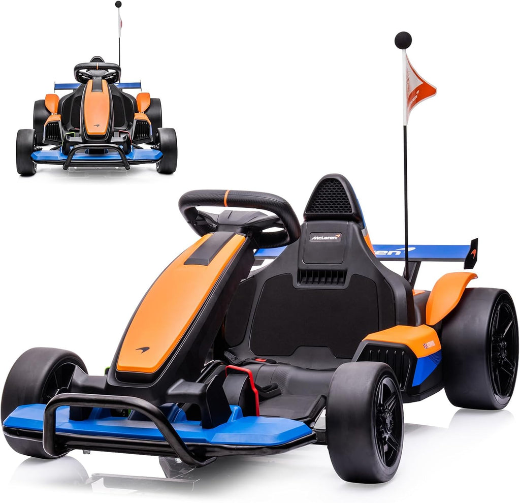 24V Electric Go Kart with 10AH Battery, 2×120W Motor J369