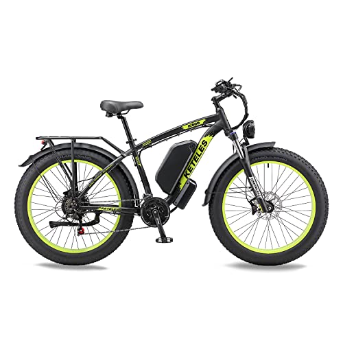 26" Fat Tire Electric Mountain Bike with 48V Removable Battery E8242