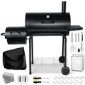 13 Pcs Charcoal Grill with Offset Smoker H29038