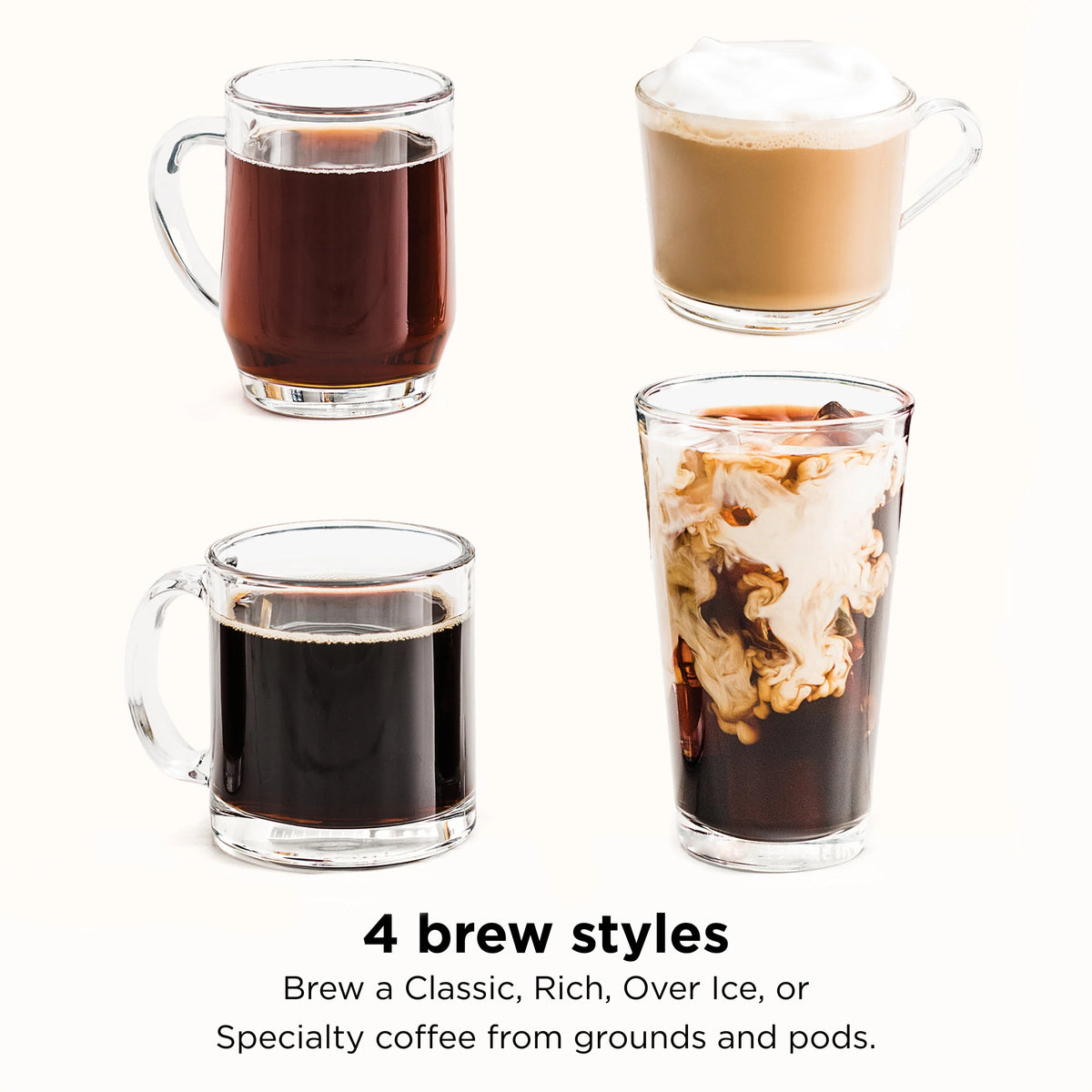 12-Cup Drip Coffee Maker with Glass Carafe L8577