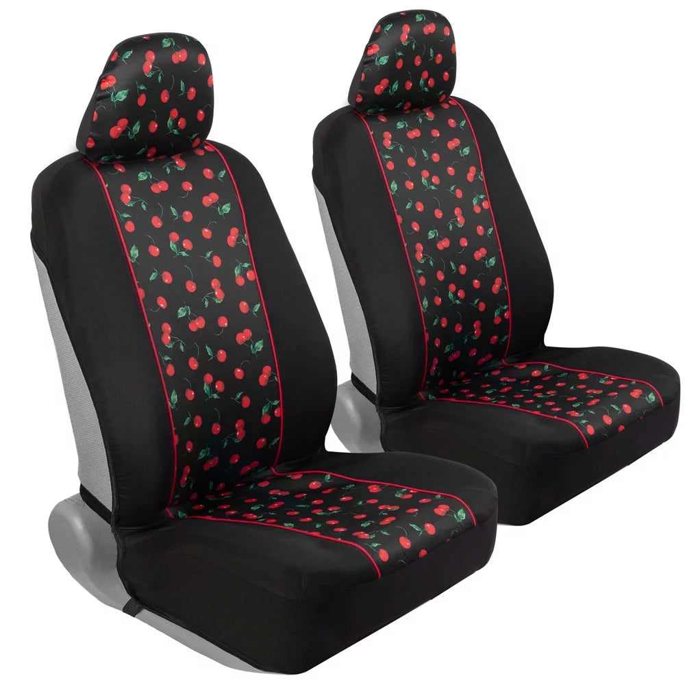 Cheeky Cherry Theme Car Seat Covers - 2 Sets W40247