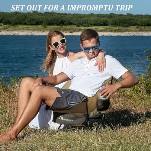Compact Camping Chair with Side Pockets S620