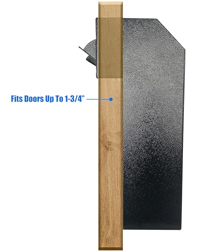 Black Galvanized Steel Locking Mailbox Door Drop Box T756826
