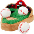 Baseball Hide & Seek Puzzle Plush Squeaky Dog Toy U460667