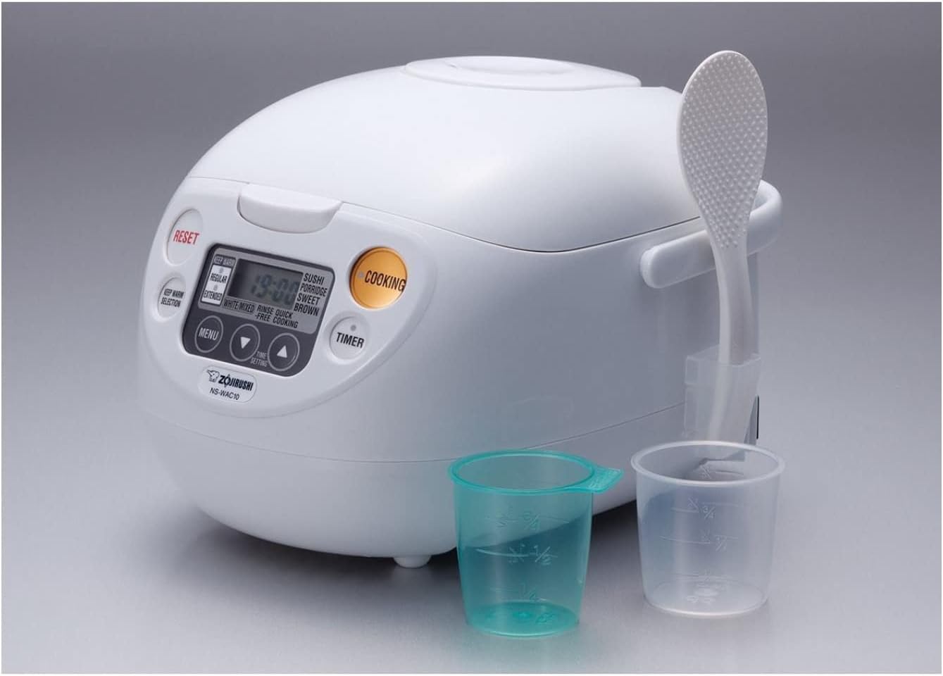 10-Cup Micom Rice Cooker and Warmer with Rice Container Bin N381749