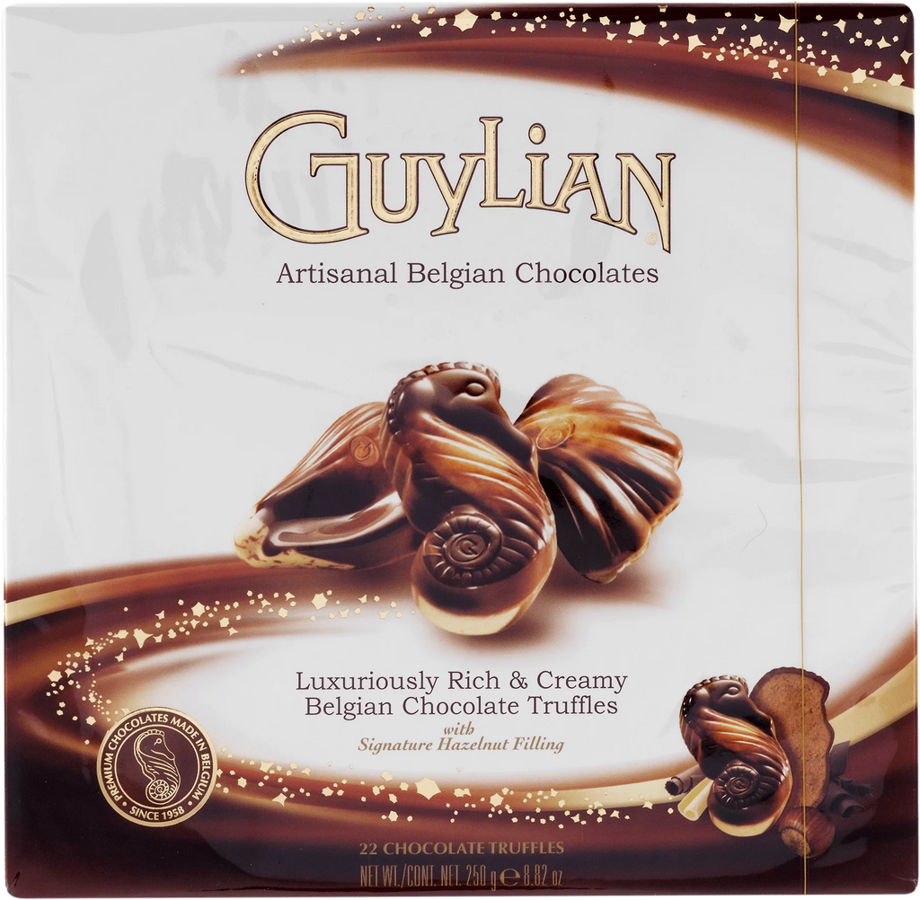 Belgian Seashell Truffles with Hazelnut Filling Chocolate, 8.8 Oz. T962735