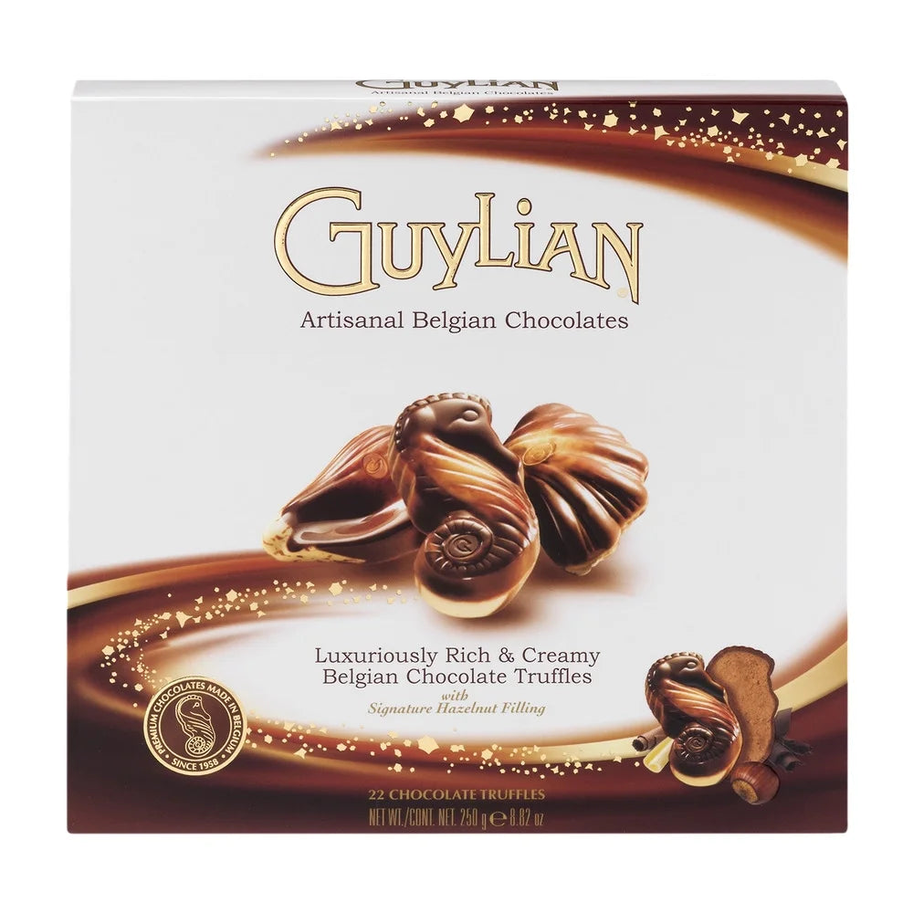 Belgian Seashell Truffles with Hazelnut Filling Chocolate, 8.8 Oz. T962735