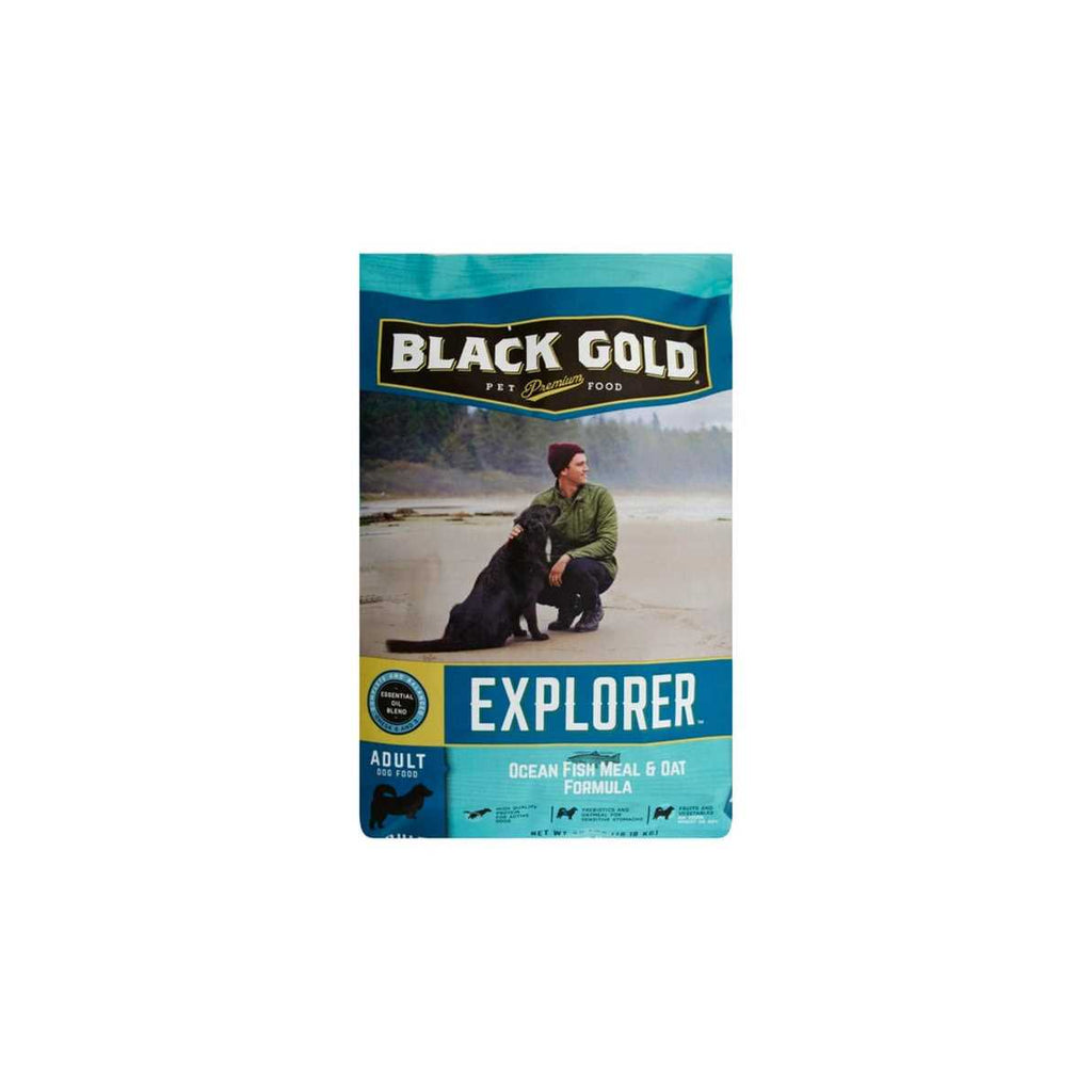 Black Gold Explorer Sensitive Skin & Coat Ocean Fish Meal & Oat Recipe Dry Dog Food U115