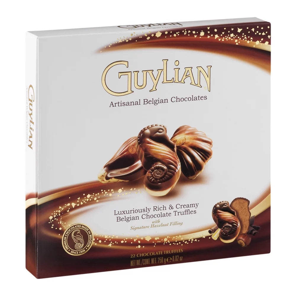 Belgian Seashell Truffles with Hazelnut Filling Chocolate, 8.8 Oz. T962735