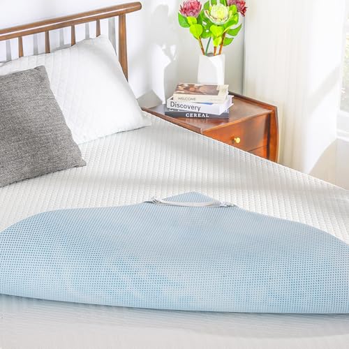 2 Inch Twin Memory Foam Gel Mattress Topper, 38"×75", Medium H4486