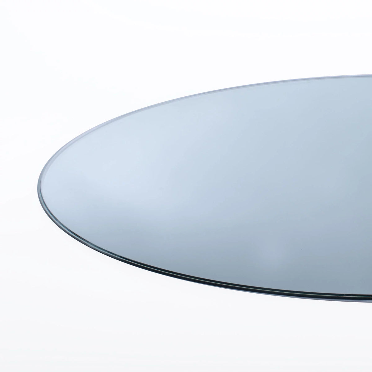 26" Round Clear Tempered Glass Table Top X645884