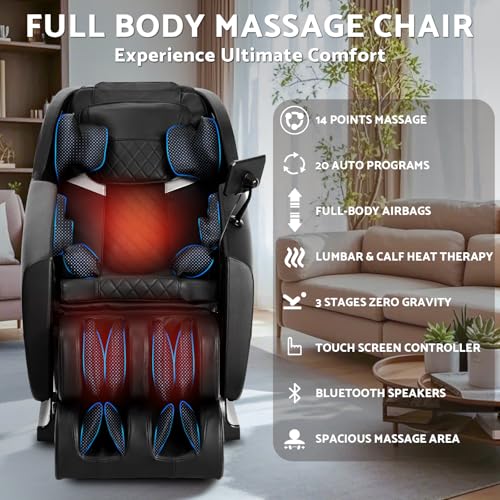 Zero Gravity Full Body Massage Chair with 14 Massage Points O1326