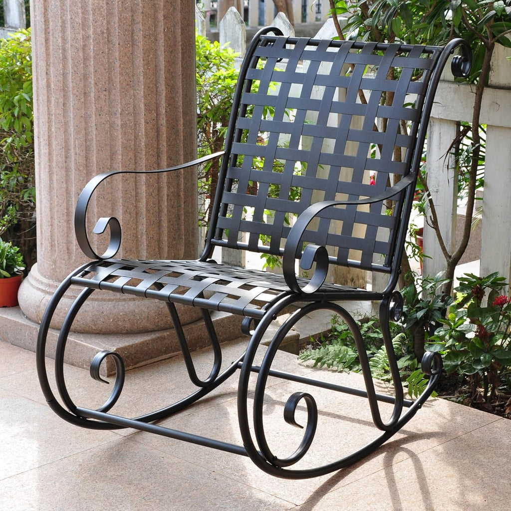 Iron Outdoor Patio Rocker Y660