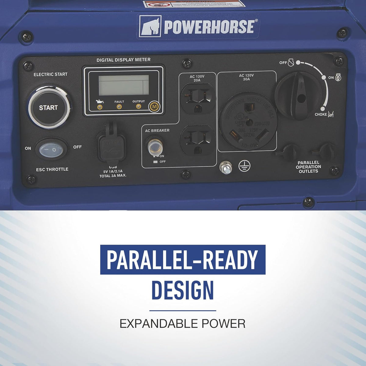 4500 Surge Watts 3500 Rated Watts Electric Start Inverter Generator R6593