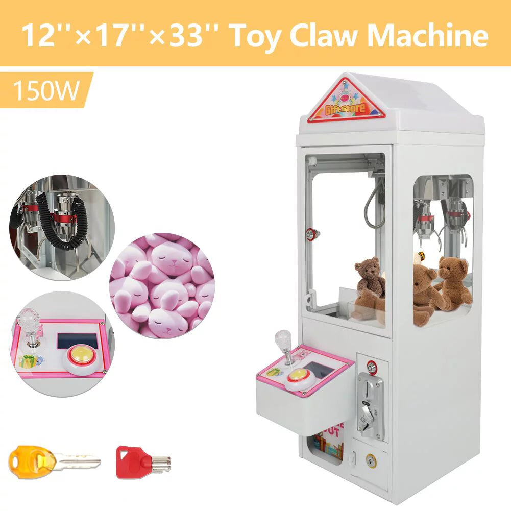 Mini Claw Crane Machine 110V Metal Case L28150