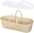 Natural Wicker Moses Basket with Mattress and Sheet I605738