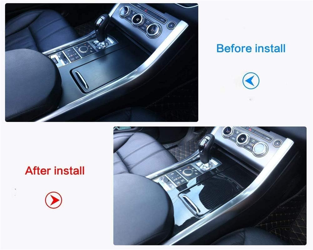 Carbon Fiber Style ABS Plastic Center Console Panel Cover Trim L933370