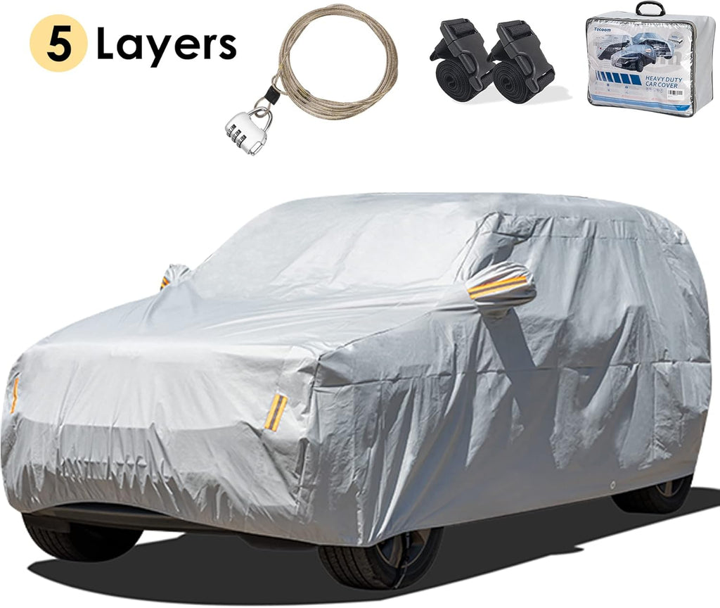 Waterproof All Weather Car Cover with Fleece Lined Lock F368