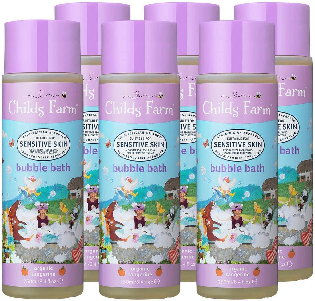 Organic Tangerine Bubble Bath 250ml Pack of 6 N768482