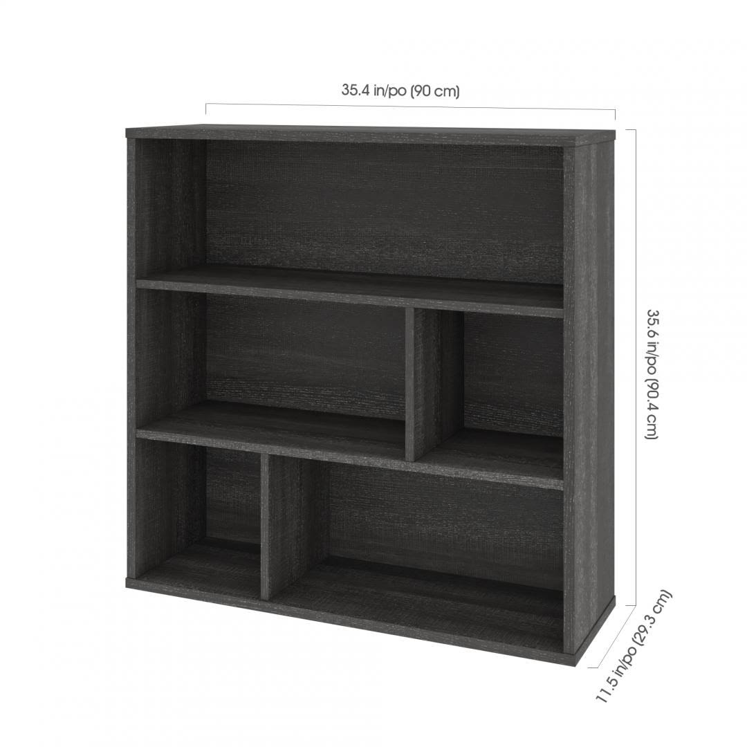 White Asymmetrical Shelving Unit D200947