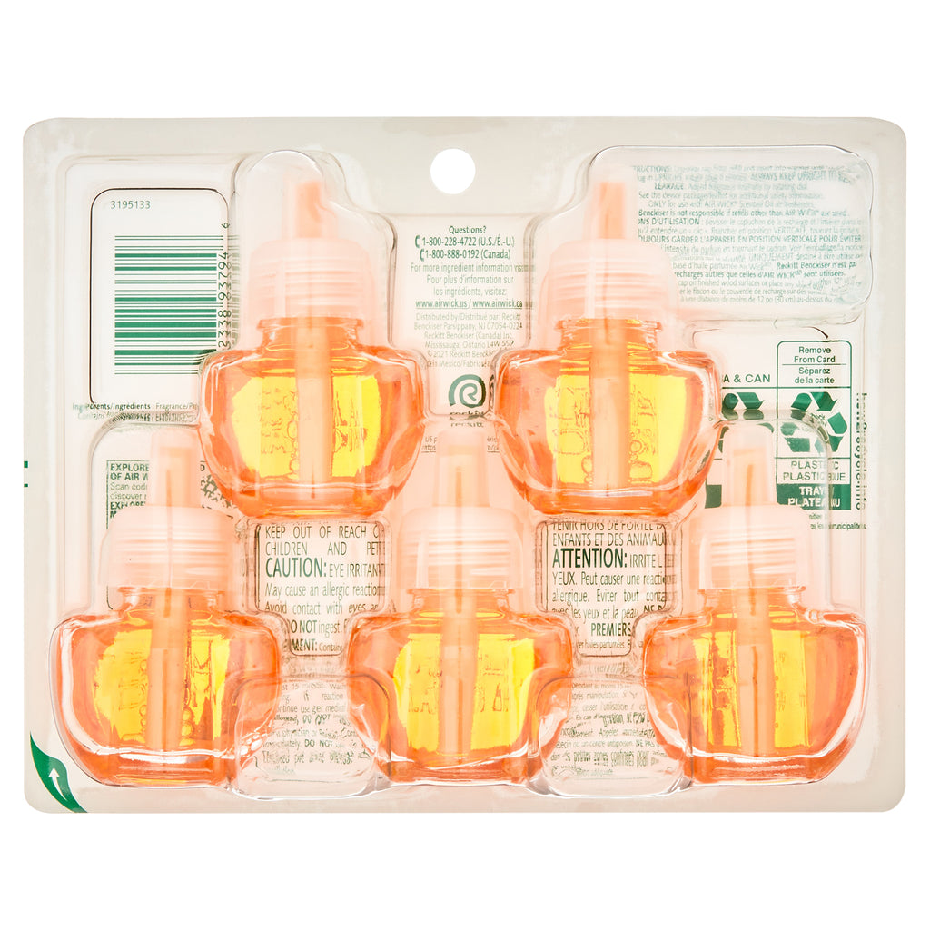 Hawaii Scented Oil Refill, 5 ct, Air Freshener P74763