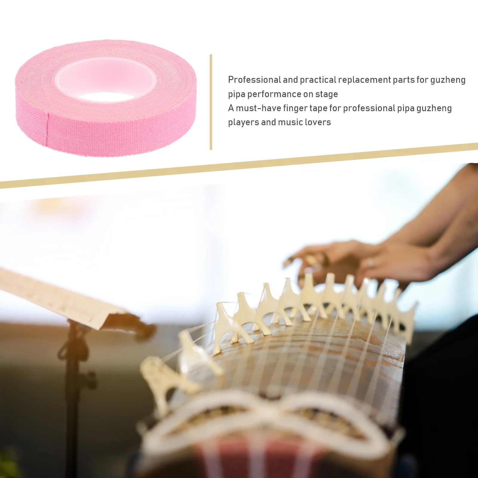10 pcs Finger Adhesive Tapes for Guzheng Pipa K2016