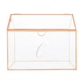 Rose Gold Wedding Glass Terrarium Card Holder D547