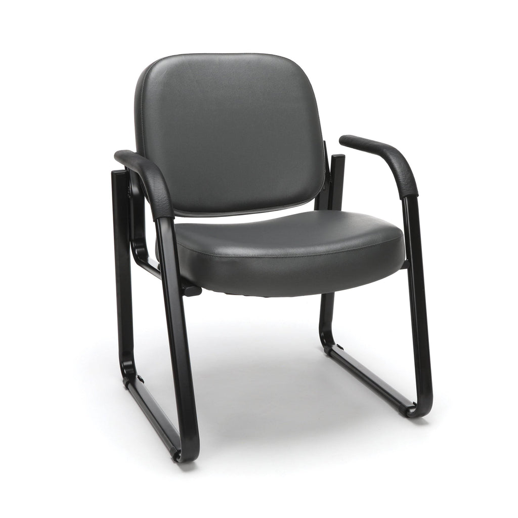 Charcoal Visitor Chair with Armrests K275030