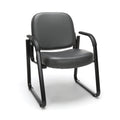 Charcoal Visitor Chair with Armrests K275030