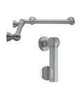 Polished Chrome Brass Inside Corner Grab Bar 1-1/4 inch Diameter E88686