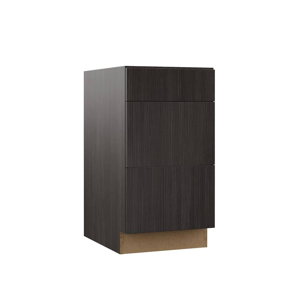 Assembled Bathroom Vanity Drawer Base Cabinet in Thunder F7917