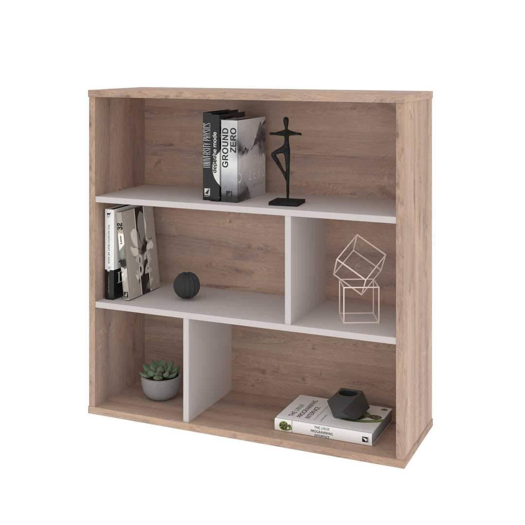 White Asymmetrical Shelving Unit D200947