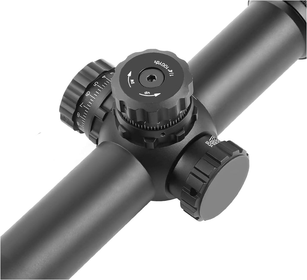 6-24x50 Second Focal Plane Rifle Scope 30mm Tube Illuminated Reticle Z183169