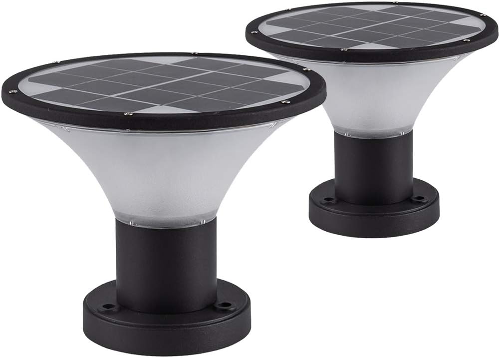 4 Pack Solar Post Cap Lights Q849538
