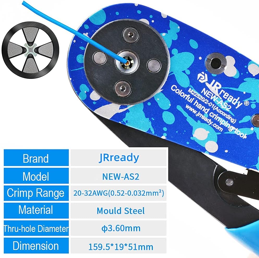 Adjustable Indent Crimp Tools with Positioner Kit M299
