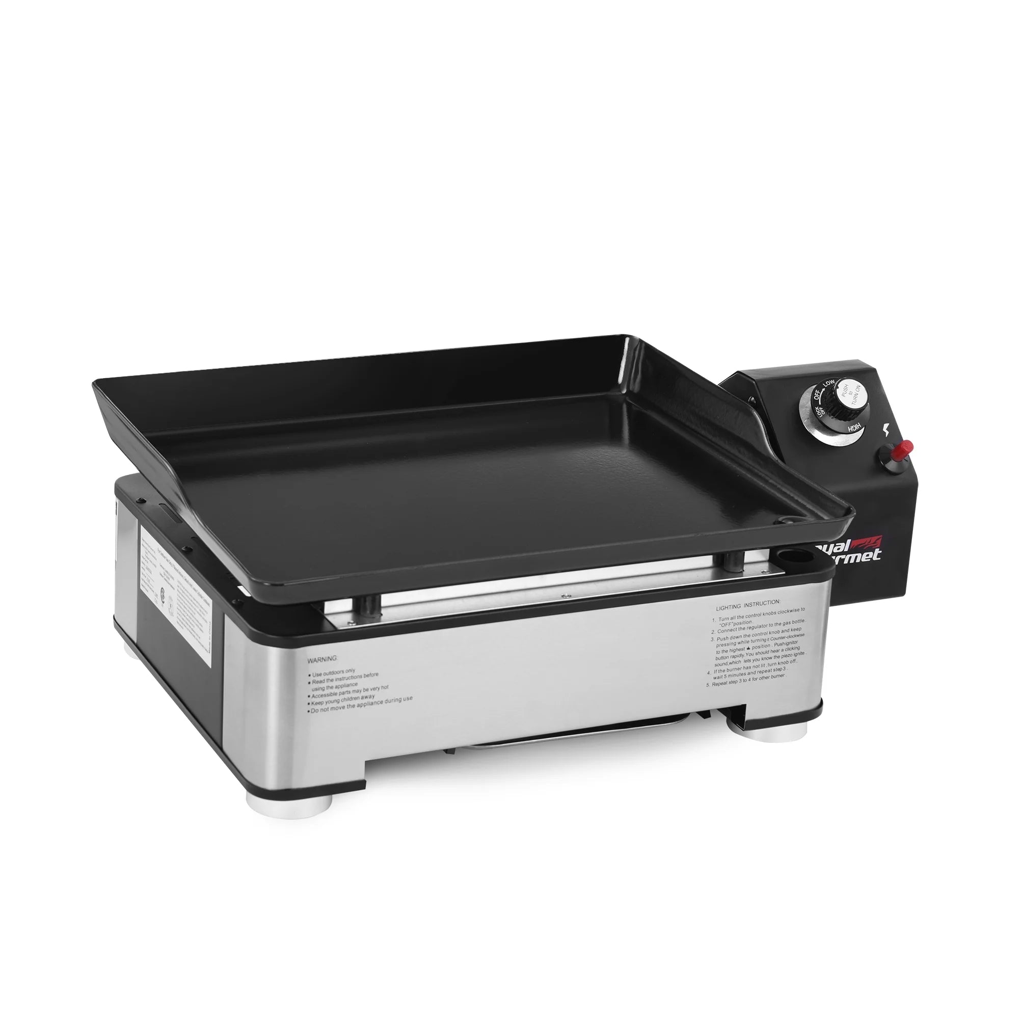18" Portable Table Top Gas Grill Griddle E651871