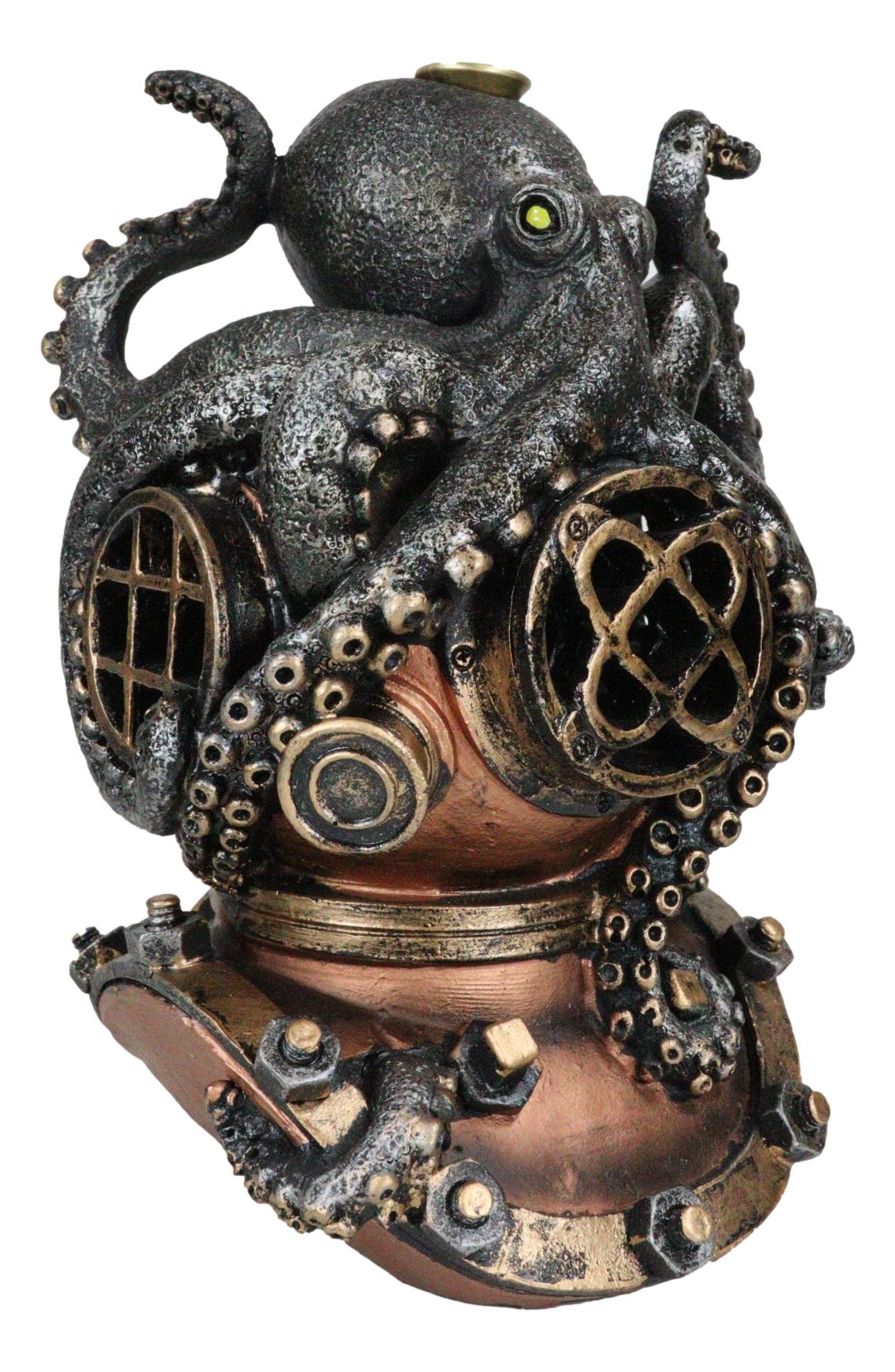 Steampunk Divers Helmet Incense Cone Burner Y888413