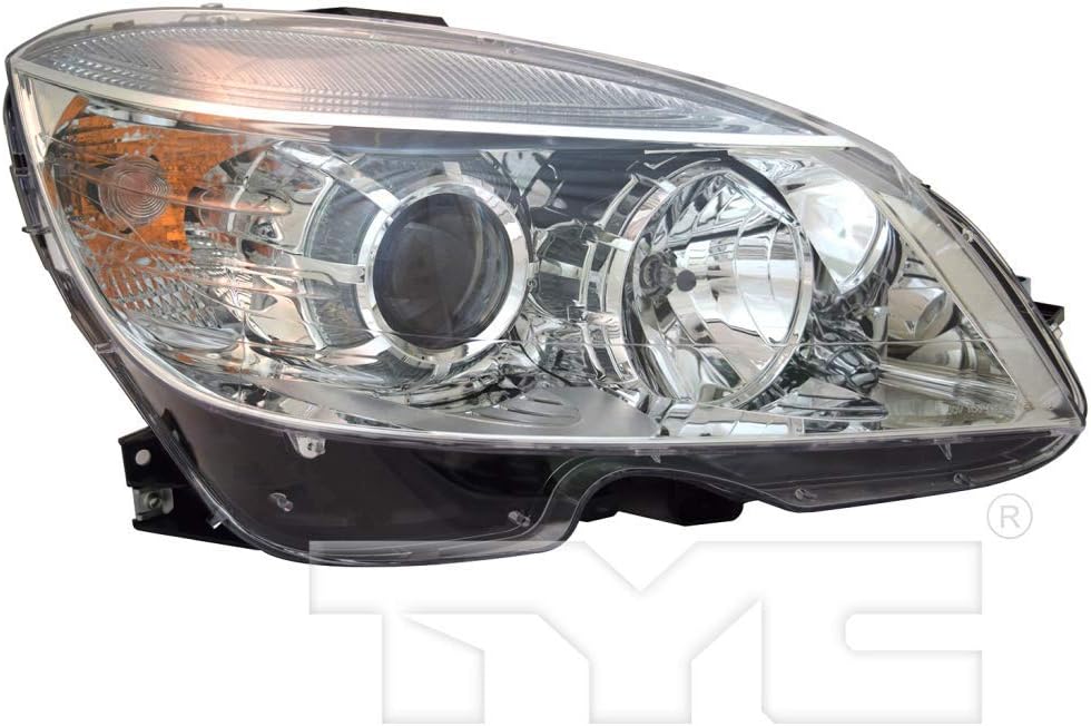 Headlight Assembly for Mercedes-Benz C350 2008 2011 Passenger Side L67899