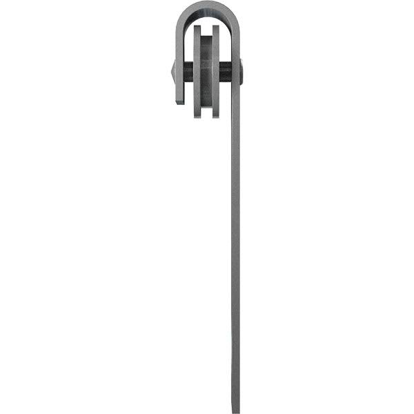 Flint Gray Roller Hanger for Barn Door K96349